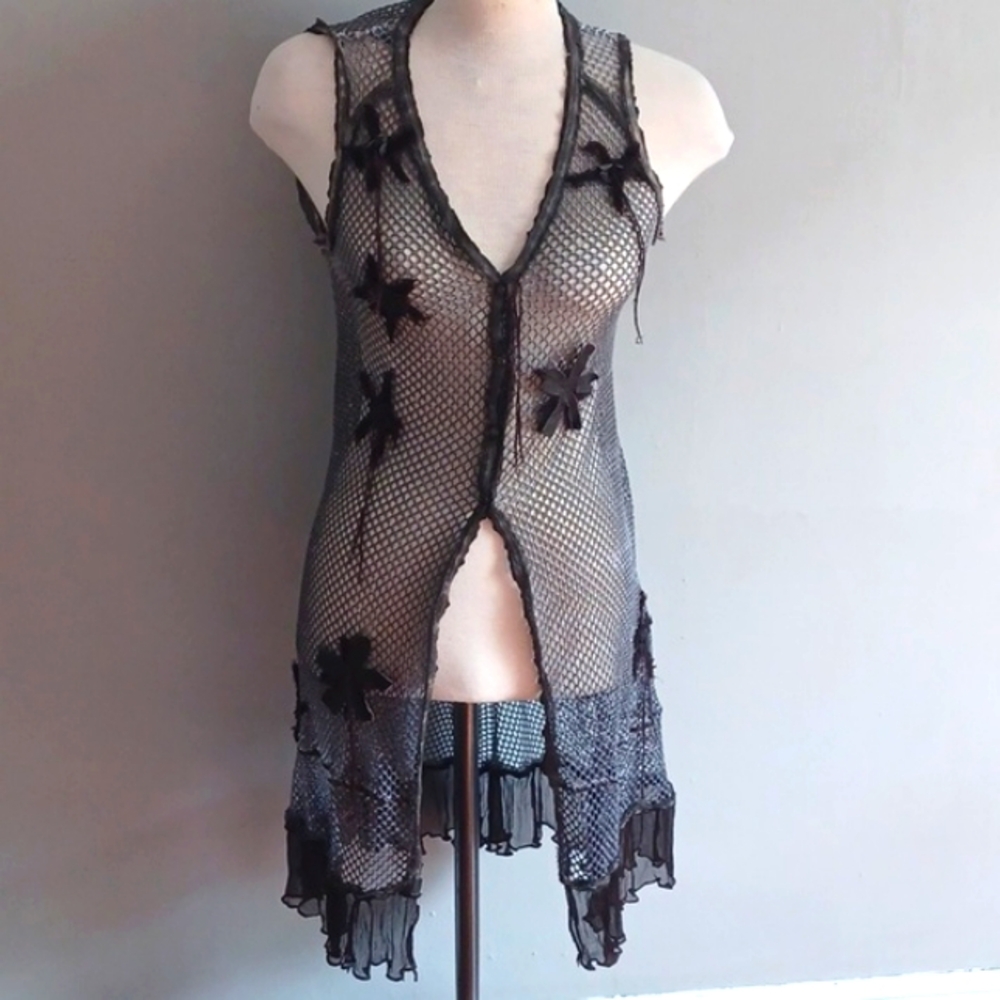 Vanilla B beach cover up Size M